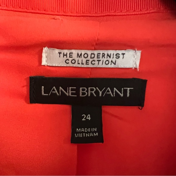 Lane Bryant Bright Orange Blazer size 24 - Picture 4 of 6